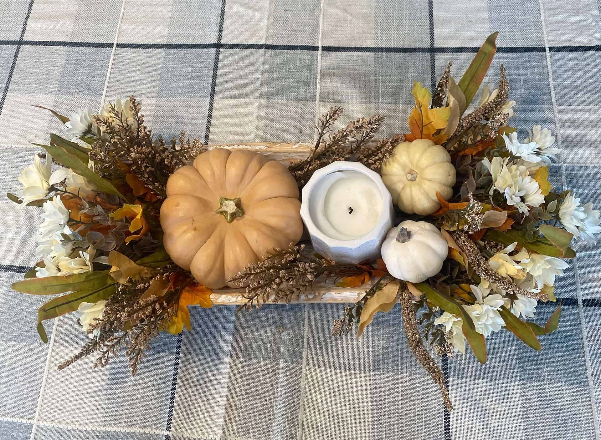 Fall Dough Bowl Decor